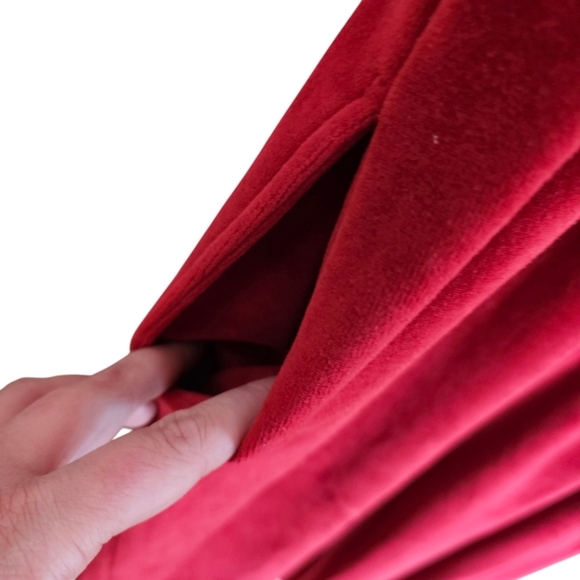 NWOT Vintage 90s Velvet Button Down Maxi Dress  Sleeveless - Picture 5 of 5